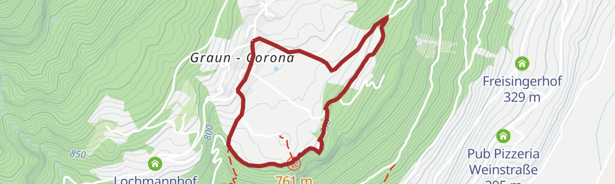 Route map: Murundum percorso nr. 3 - "Sitzkofel"
